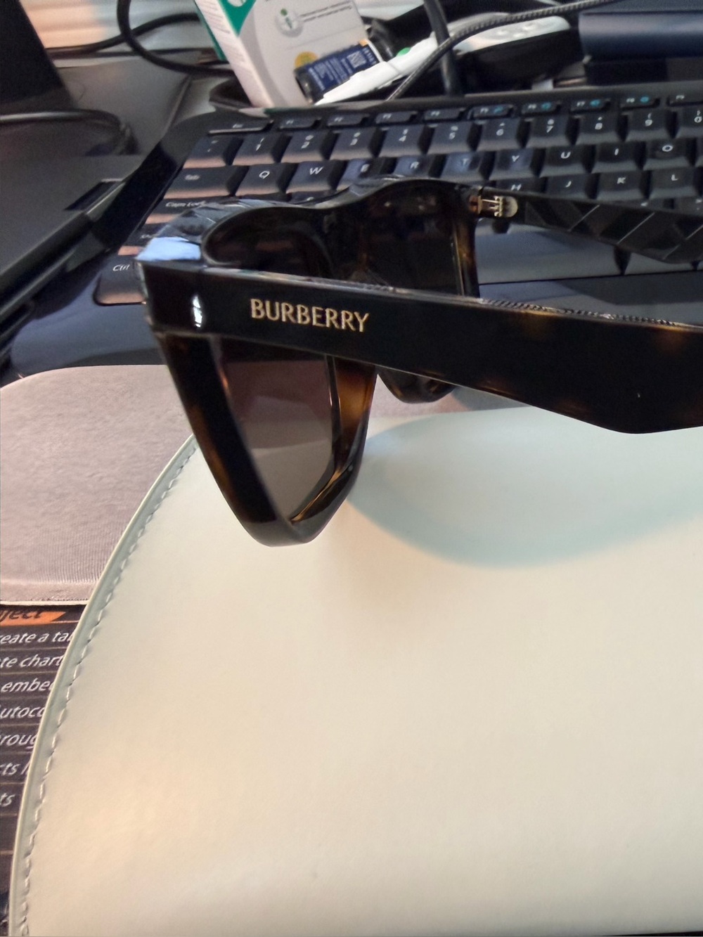Burberry BE4458U 300273 dark Havana brown sunglasses
